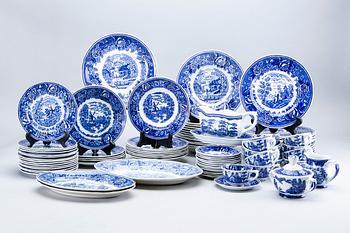 Reinhard Richter, servis, ca 76 delar, "Masema", Arabia flintgods Finland 1941-64.