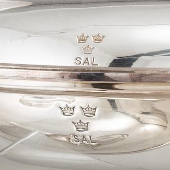 SWEDISH AMERICAN LINE, 3 serving dishes. Gense.