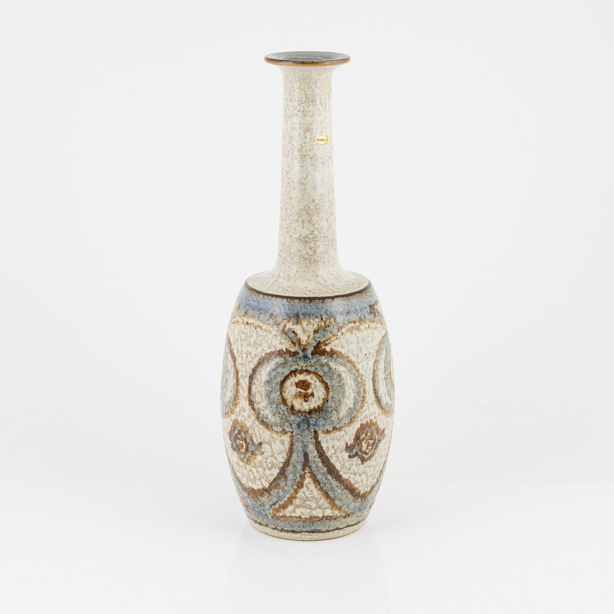 A large stoneware vas, Søholm, Denmark.