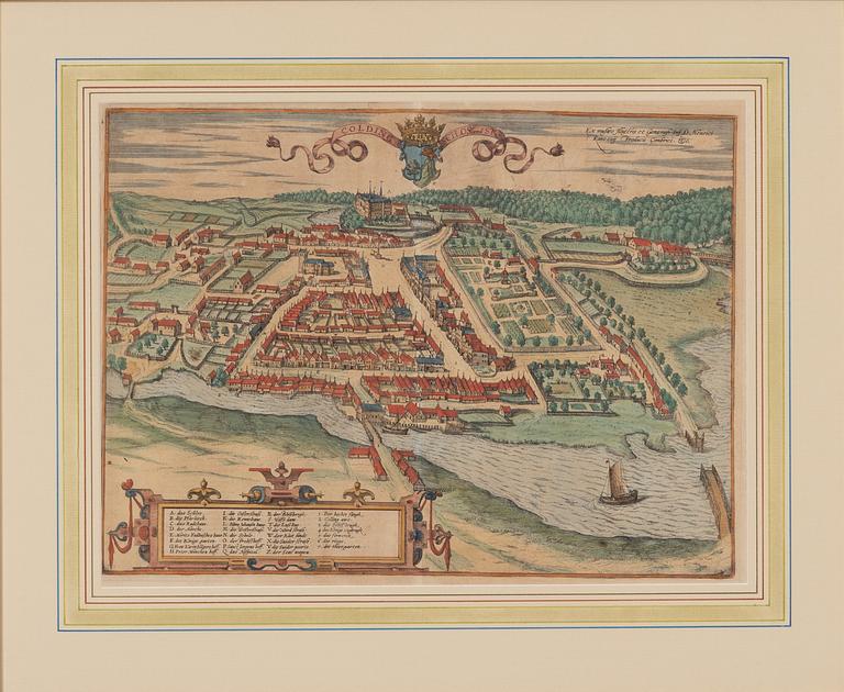 Frans Hogenberg, "Colding Schlos und Stat".