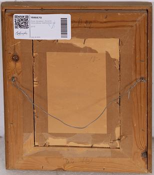 Oskar Bergman, Vårlandskap med björkar.