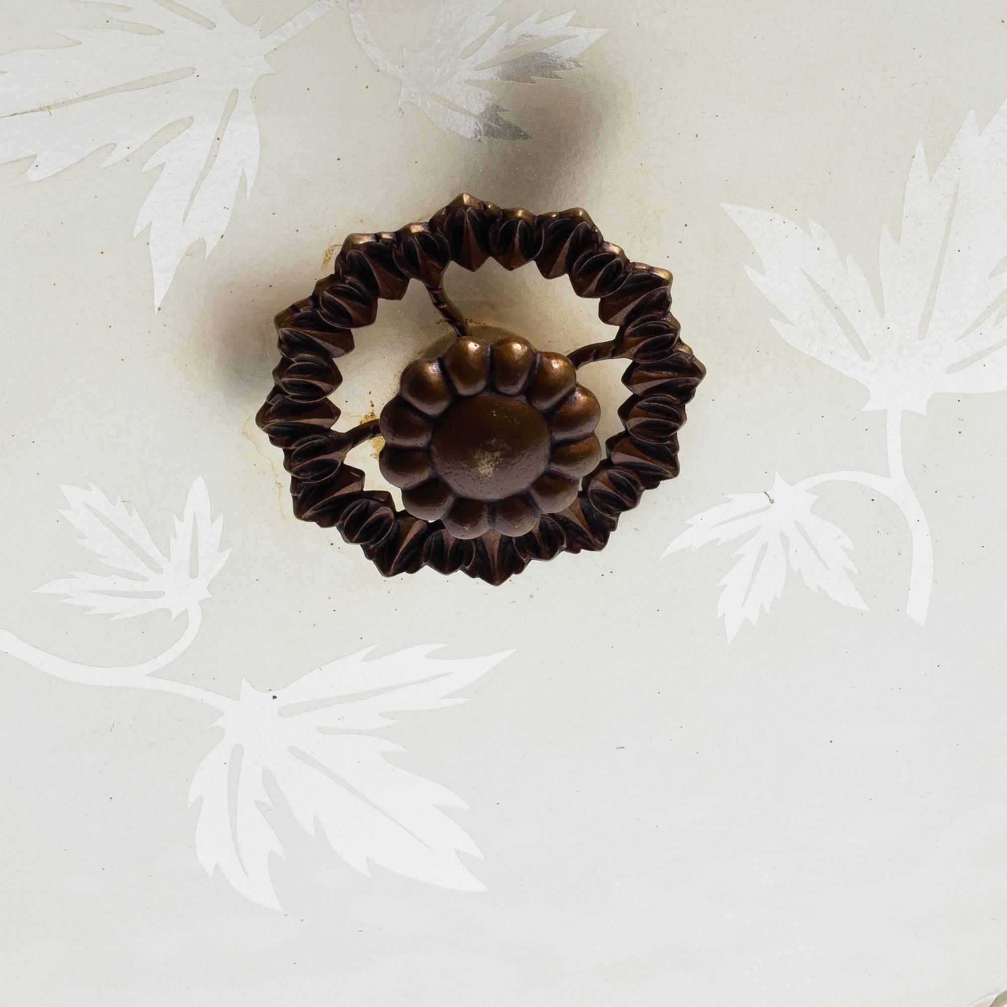 A Swedish Modern ceiling lamp, 1940s.