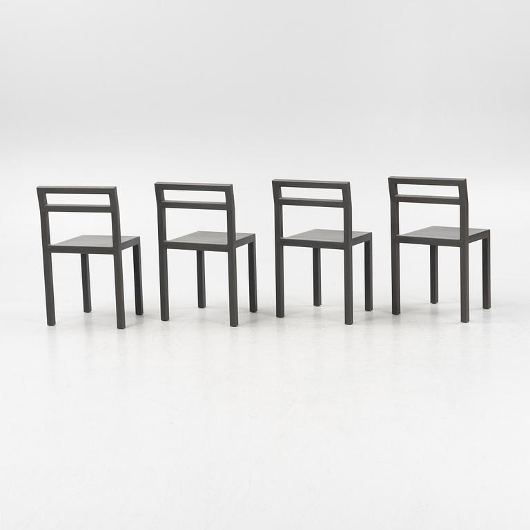 Boris Berlin & Poul Christiansen, stolar, 4 st, "Non", Komplot design, Källemo, 2000.