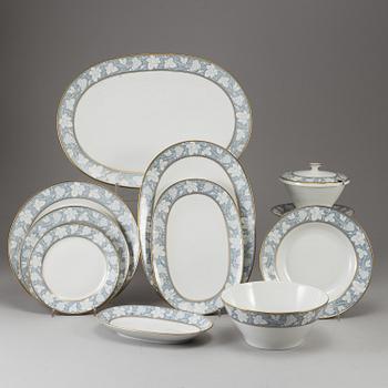 A part dinner service, Bavaria, Tirschenreuth, mid 20th century (55 pieces).