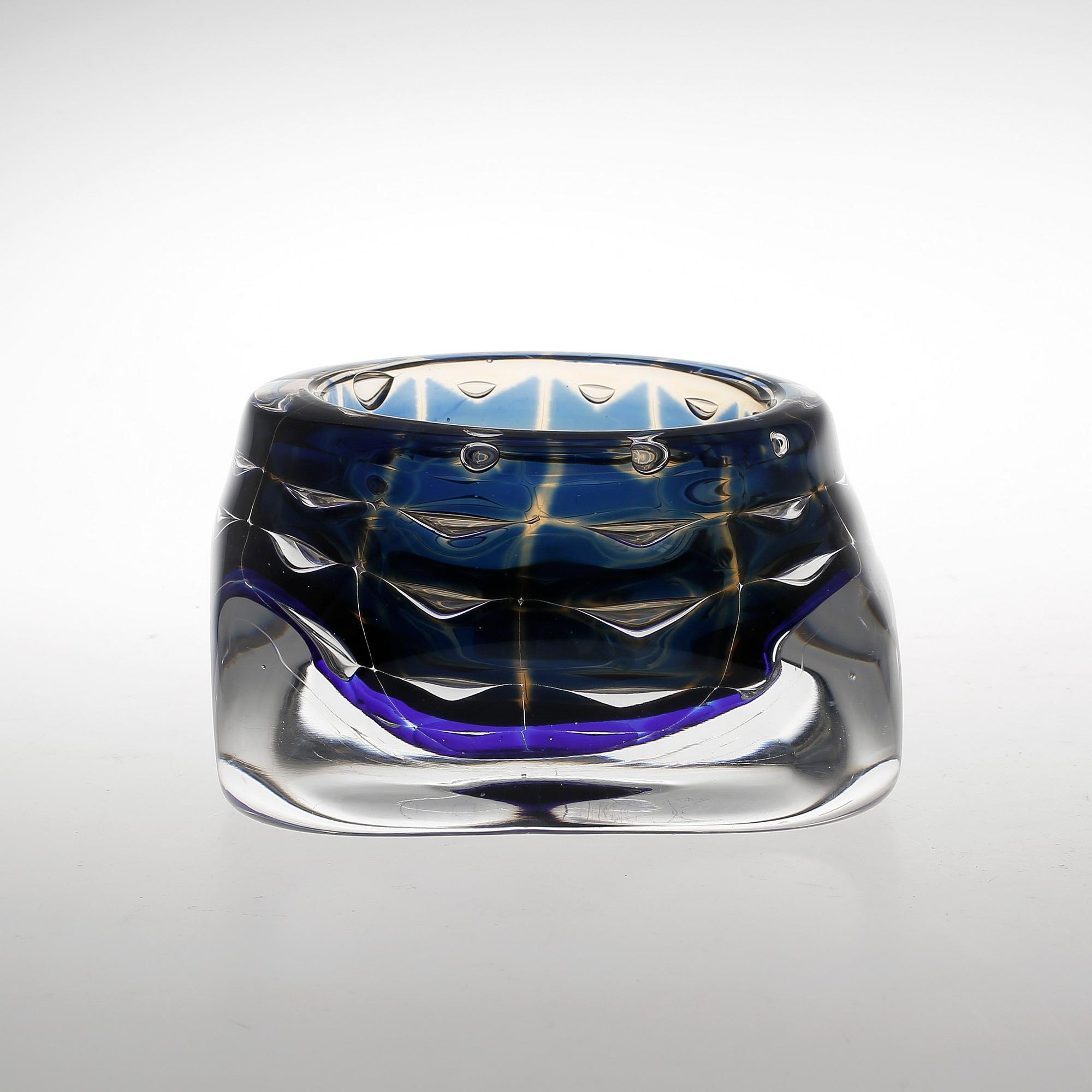 SKÅL, glas, ariel, Ingeborg Lundin, Orrefors.