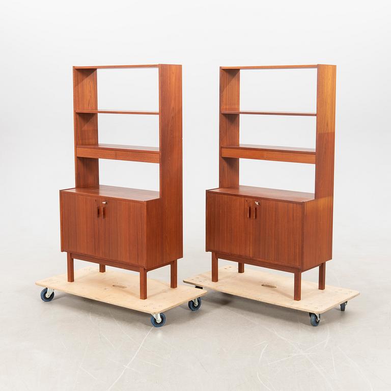 Bookcases a pair of Breox furniture 1960s.