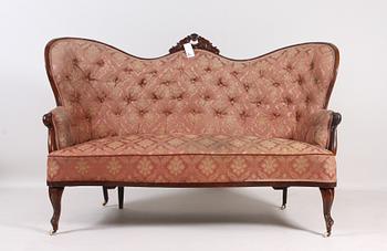 SOFFA, nyrokoko, 1800-talets andra hälft.