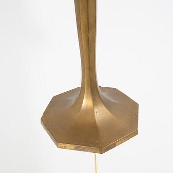 A Swedish Grace 1920/30s brass table lamp.