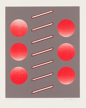 Juhana Blomstedt, serigraphy, signed and dated -69, marked epreuve d'artiste.
