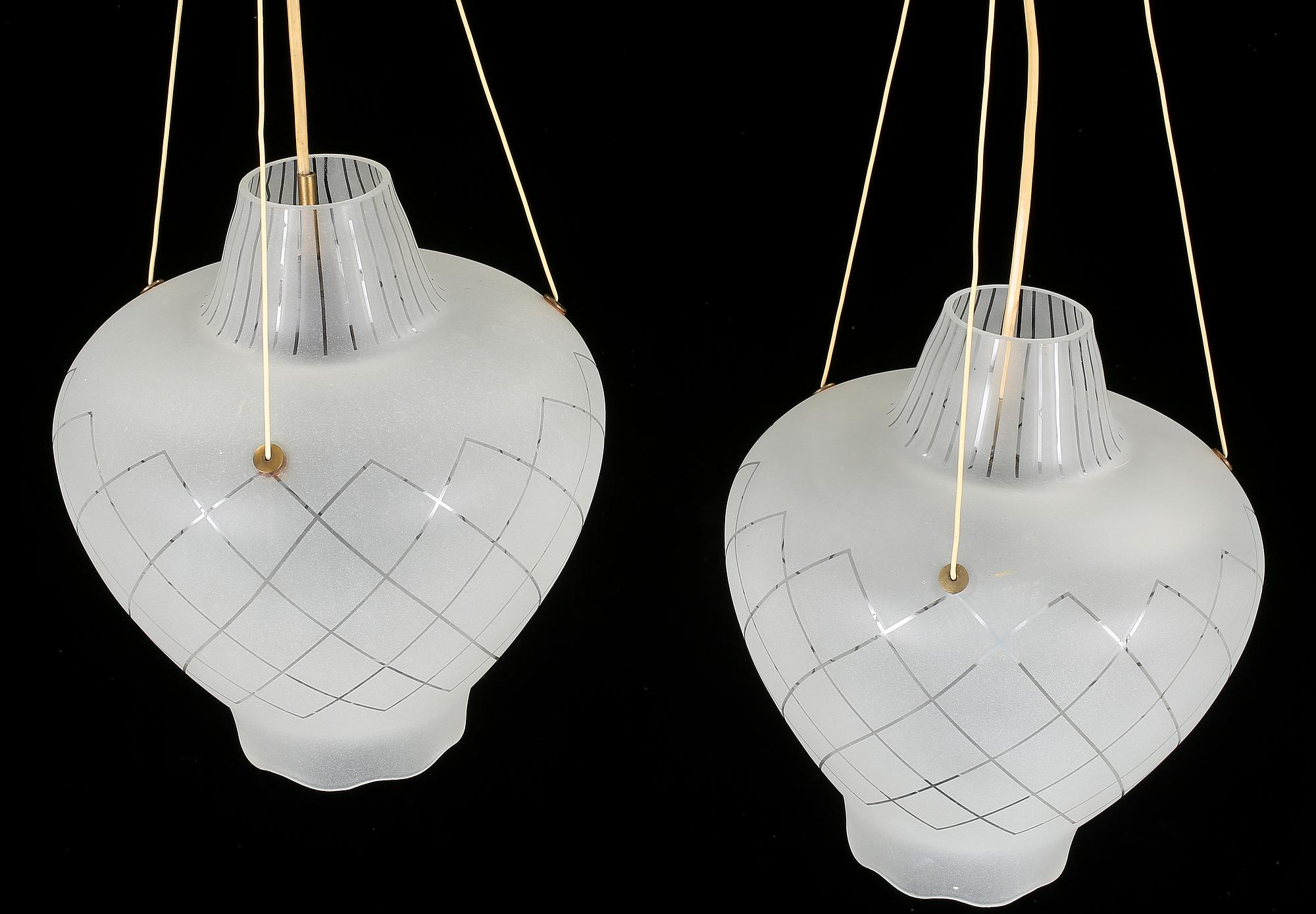 TAKLAMPOR, ett par, Sverige, 1940/50-tal.