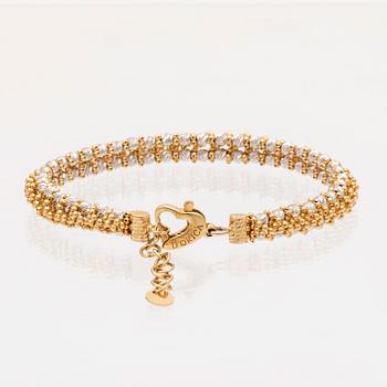An 18K white and red gold necklace by D'orica Italy.