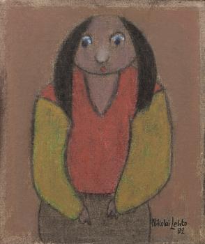 NIKOLAI LEHTO, oil on board, signed and dated -82.