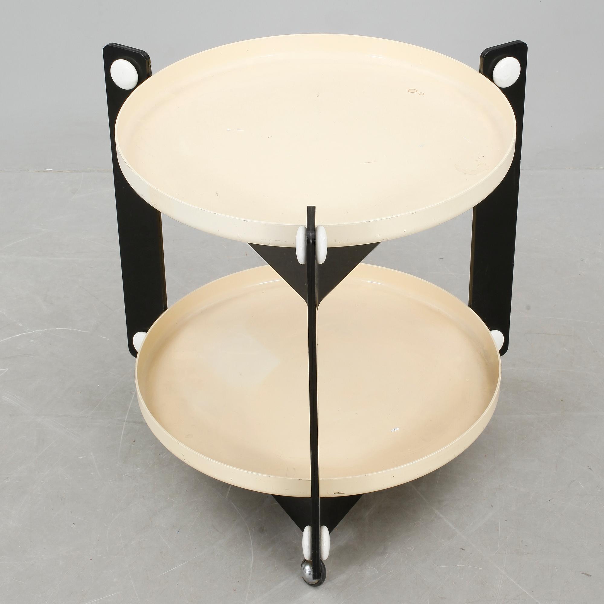 SERVERINGSVAGN, Luigi Massoni för Guzzini, 1970-tal.