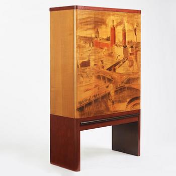 Isaac Grünewald, & Olof Östberg, a unique cabinet for, AB GA Berg, Stockholm, 1935.