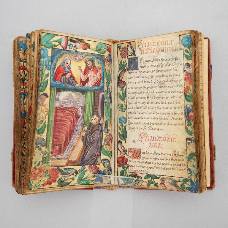 Medieval prayer book, 1523.