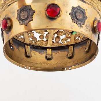 A wedding crown, FA Eneroth Stockholm 1855.