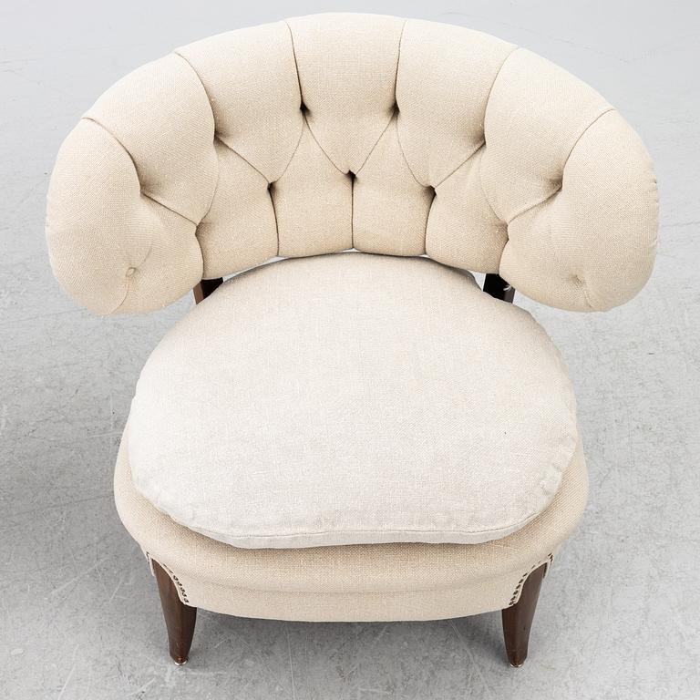 Otto Schulz, fåtöljer, ett par, Jio Möbler, 1900-talets andra hälft.