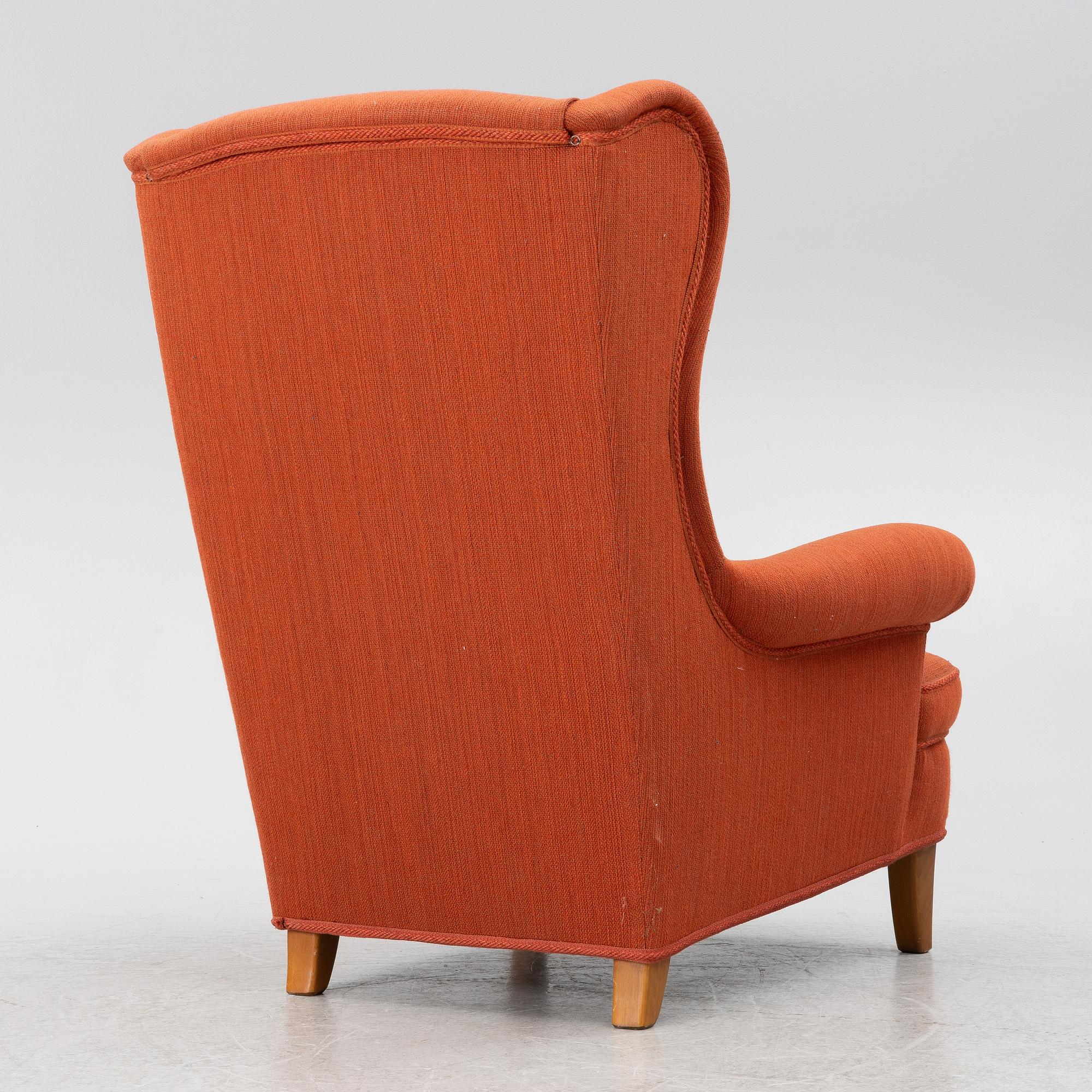Carl Malmsten, armchair, 'Häggbom', AB O.H. Sjögren.