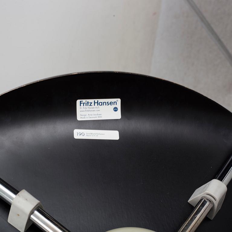 ARNE JACOBSEN, stolar, 7 st, "Sjuan", Fritz Hansen,