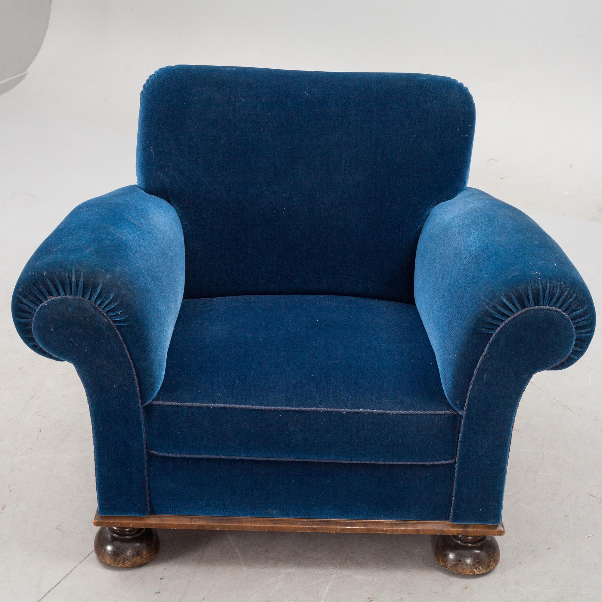 FÅTÖLJ, 1900-talets första hälft.