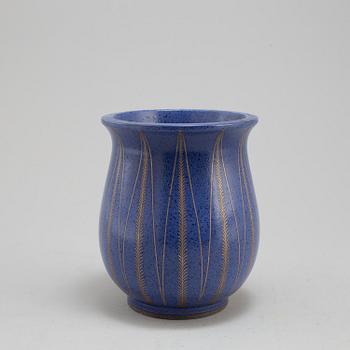 WILHELM KÅGE,  a stoneware vase, "Argenta", 1078, Gustavsberg.