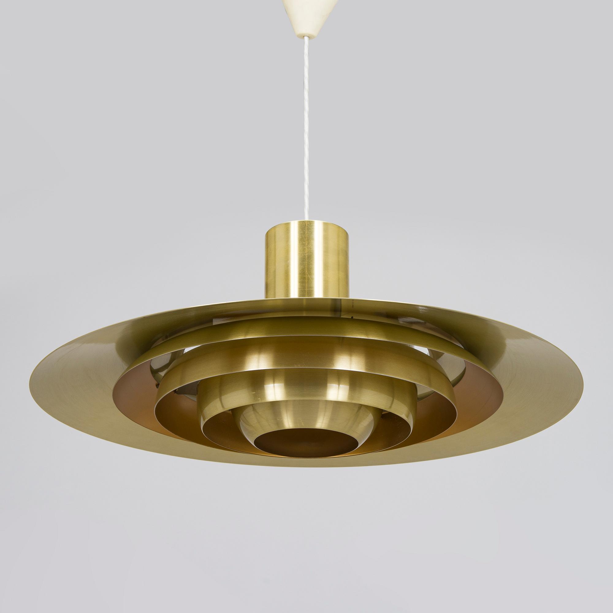 Preben Fabricius & Jørgen Kastholm, taklampa, modell "P376 KF2", Danmark.