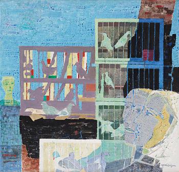 728. Axel Olson, "Fågelburarna".