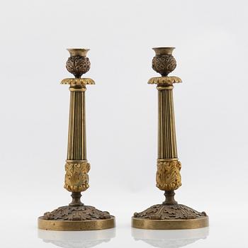 Candelabra a pair, France first part of the 19th century, Empire.