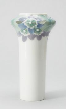 A Mela Anderberg Art Nouveau porcelain vase, Rörstrand circa 1900.