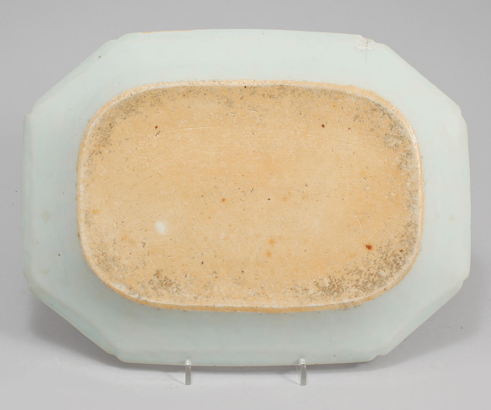 STEKFAT, porslin, Kina, 1700-tal.