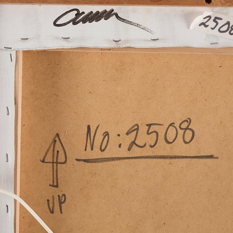 Arman (Armand Pierre Fernandez), "Monochrome Accumulation no: 2508".