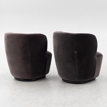 Space Copenhagen, armchairs, a pair, "Stay Lounge Chair", Gubi, Denmark.
