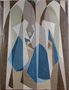 JANSSON, ALVAR, olja på duk, sign o dat 54.