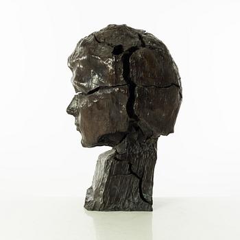 Gudmar Olovson, sculpture. Signed. Numbered. Foundry mark. Bronze, height 55 cm, length 34 cm.