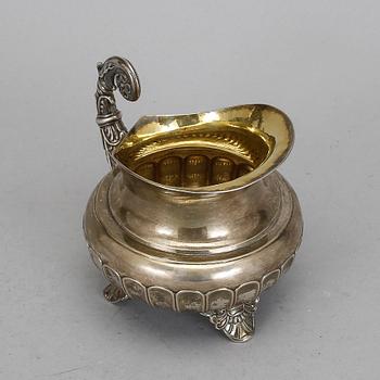 KANNA, silver, Gustaf Folcker, Stockholm, 1837. Empire. Vikt ca 249 gram.