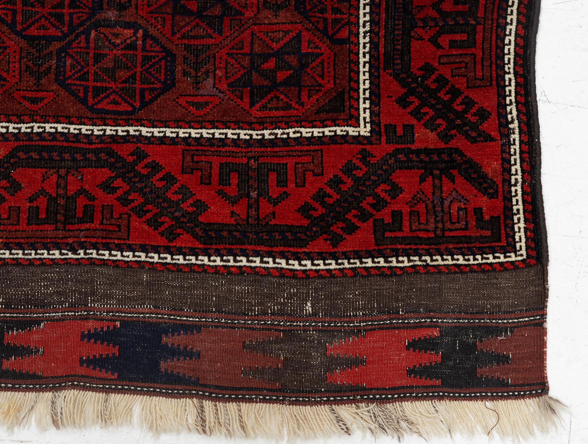 Matta, antik, Beludj, ca 200 x 103-06 cm.