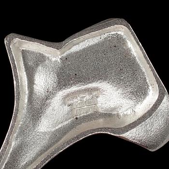 ÖRHÄNGEN, silver, "Mini Punk" 1990, samt SLIPSNÅL, Björn Weckström, Lapponia.
