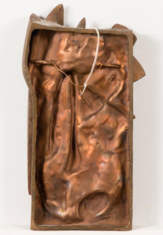 MARJATTA WECKSTRÖM, a bronze relief.