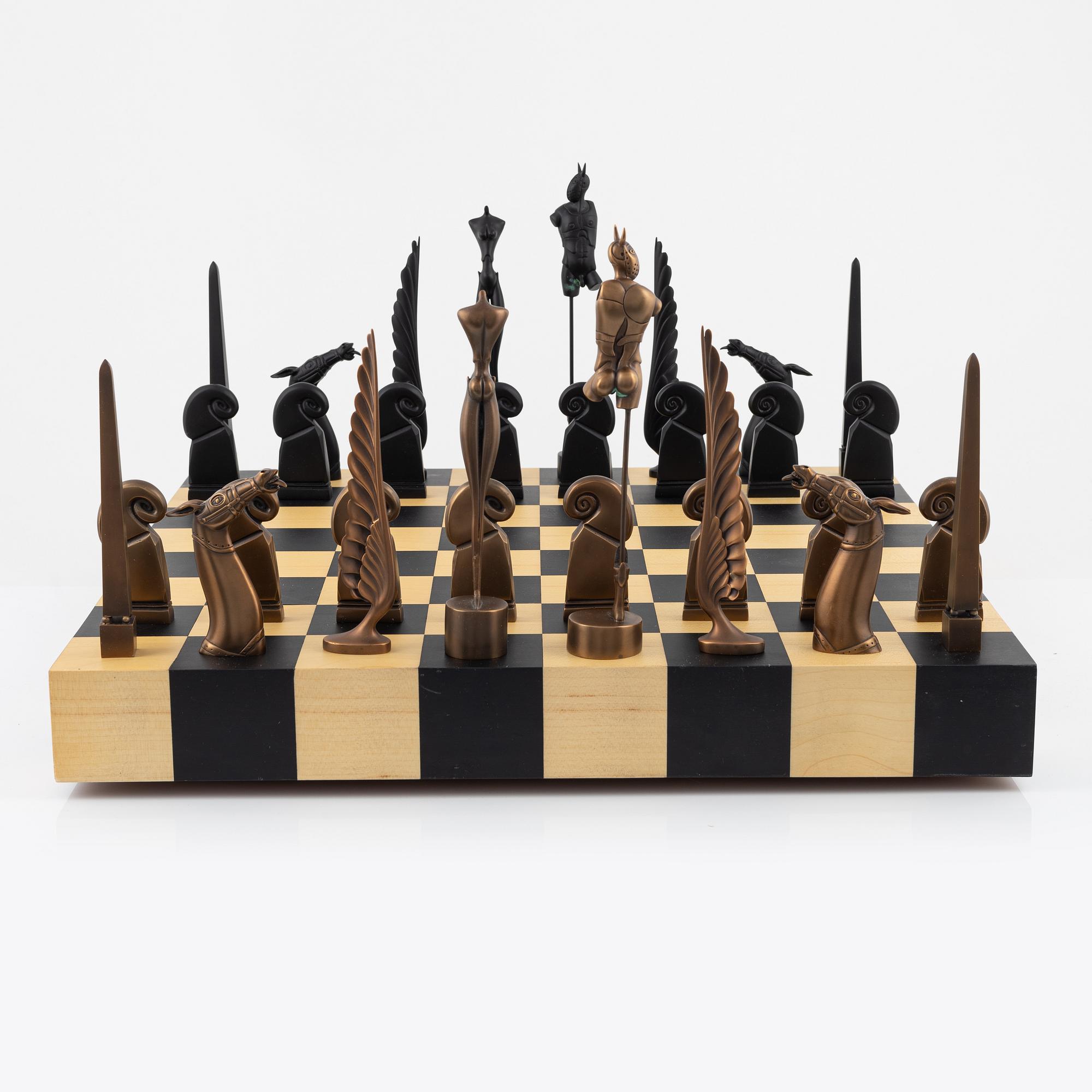 Paul Wunderlich, Chess "Minotaurs".