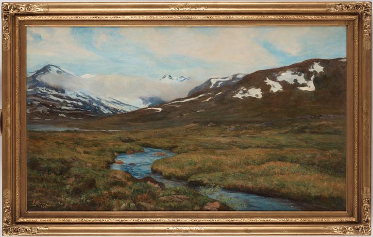 Kitty Lange Kielland, Mountain landscape.