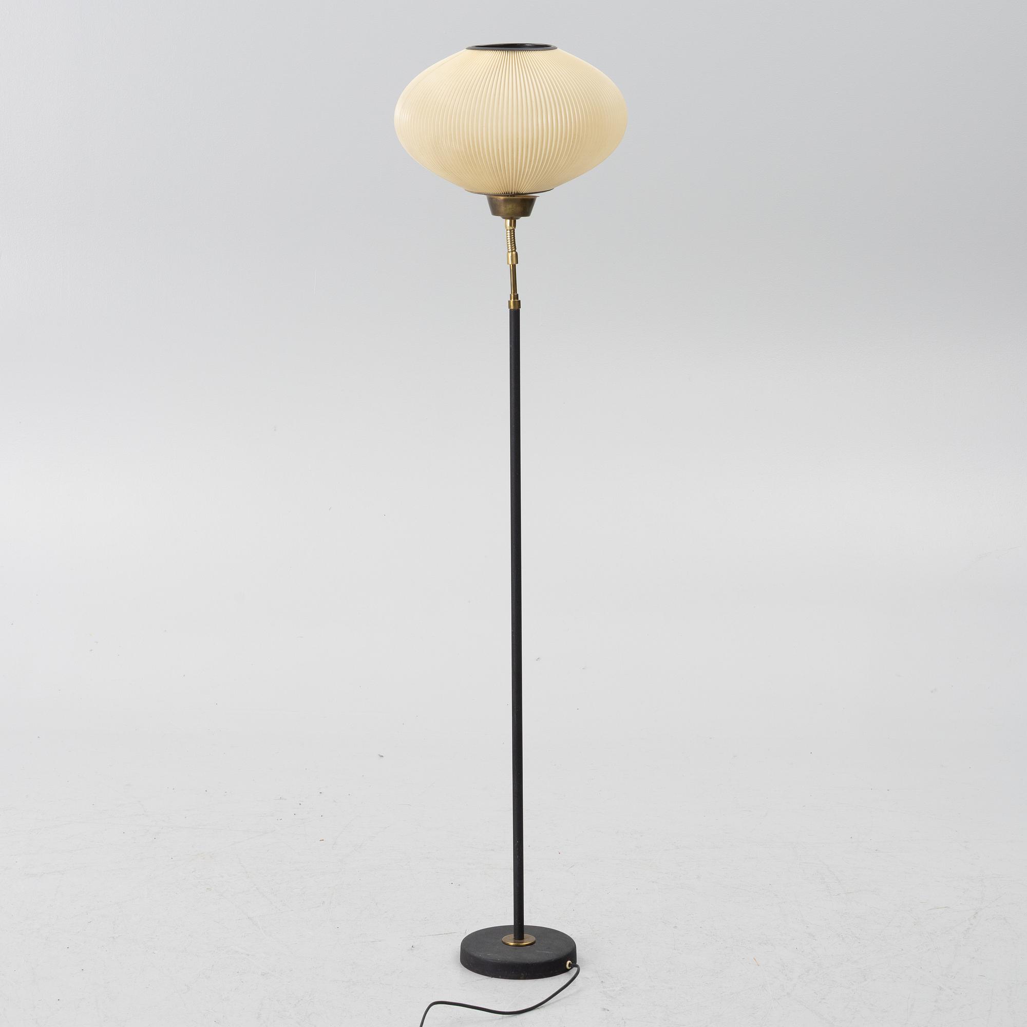 A floor lamp, 1950s.