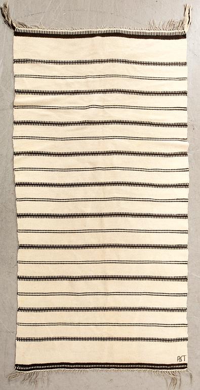 Rug, Sami, possibly from Troms Finnmark, signed AST, 230x125 cm.