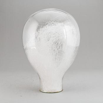 EVA ENGLUND, a glass sculpture, signed and dated 1973.
