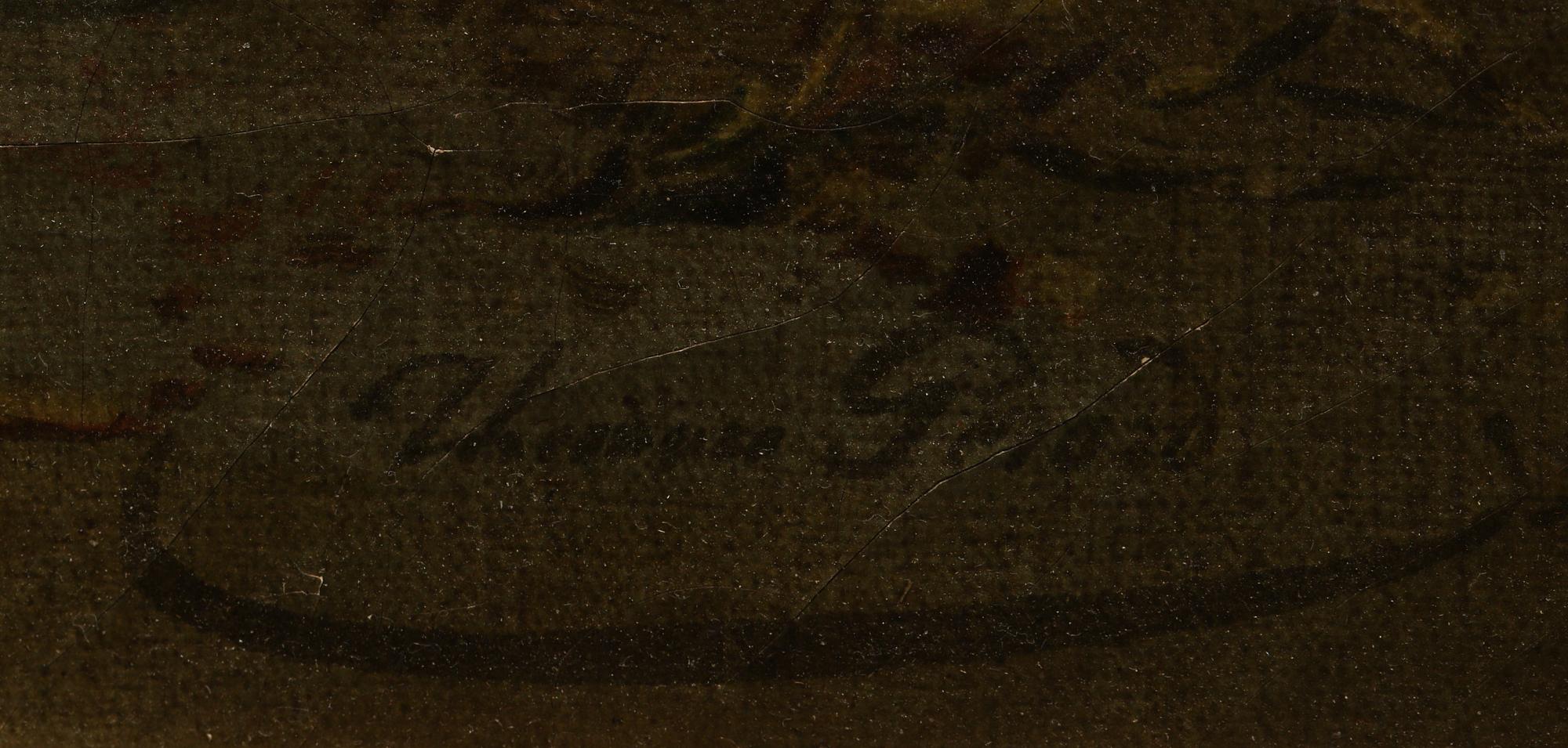 THÉODORE GÉRARD, olja på duk, signerad.