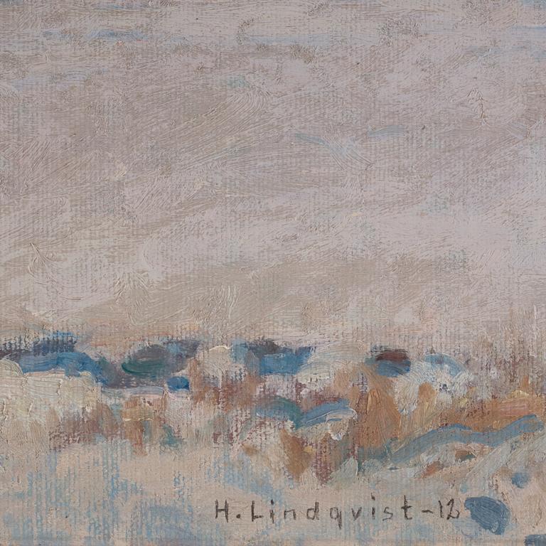 Herman Lindqvist, Vinter vid Waldemarsudde, Djurgården.