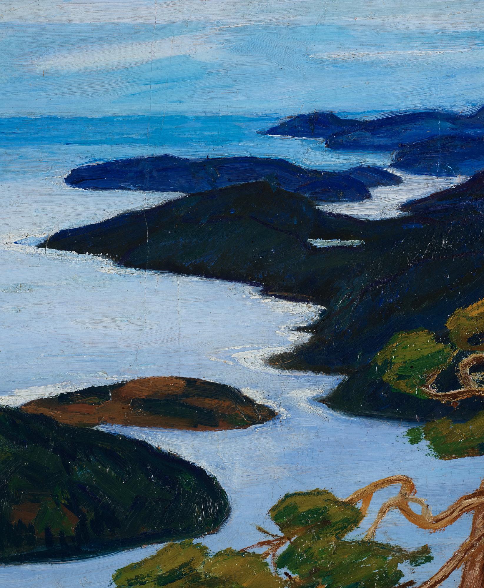 Helmer Osslund, View from Ringkallen, Ångermanland.