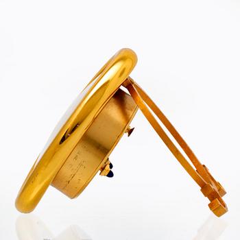 Cartier, bordsur / väckarklocka, 90 x 74 mm.