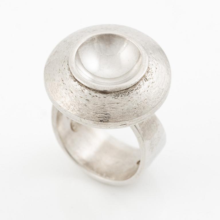 Sven-Erik Högberg, ring, silver, Göteborg 1974.