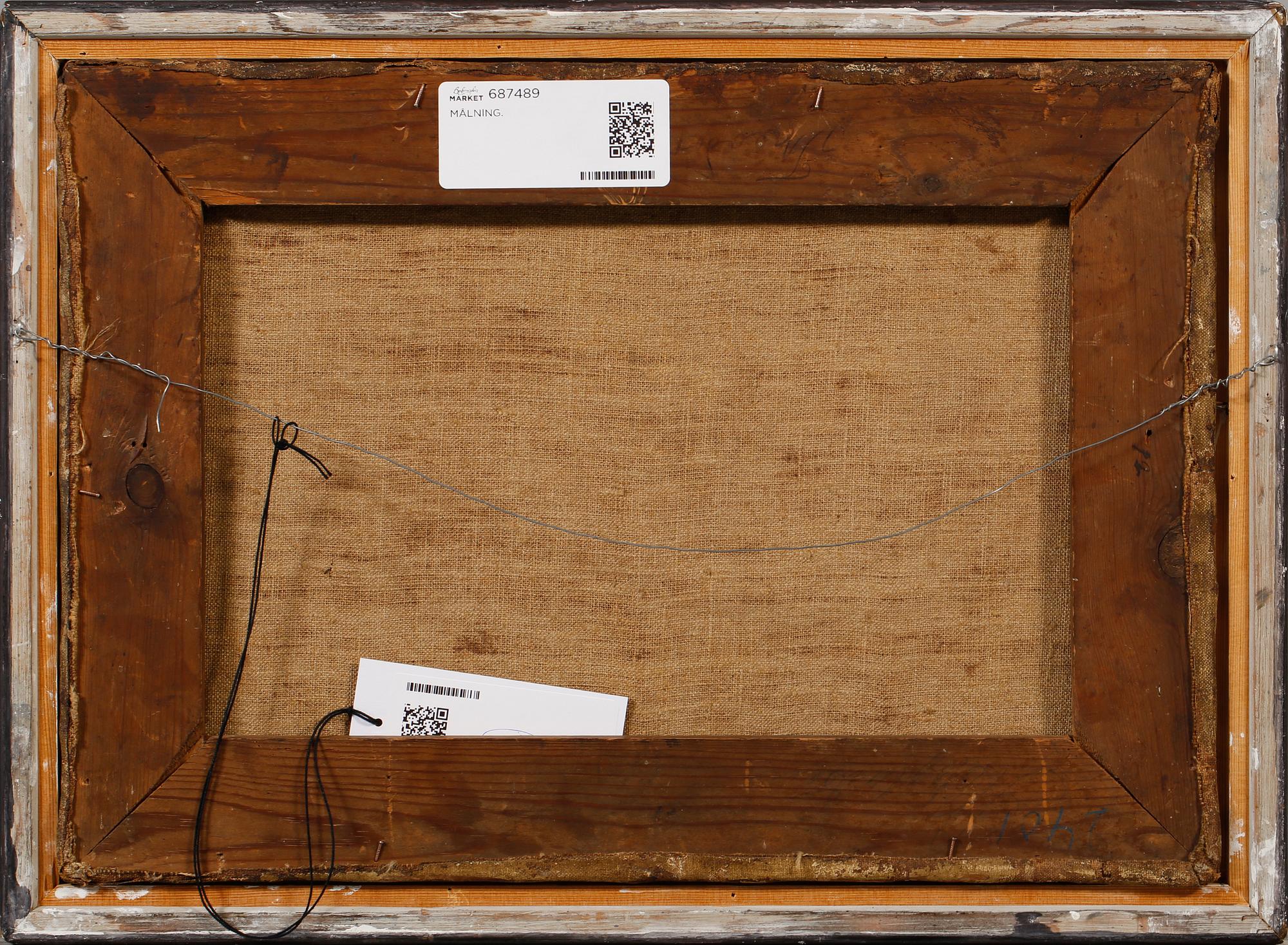 CHRISTIAN OLAVIUS ZEUTHEN, olja på duk, signerad.