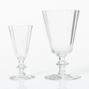Elis Bergh, glass service, 68 pieces, "Karlberg", Kosta.